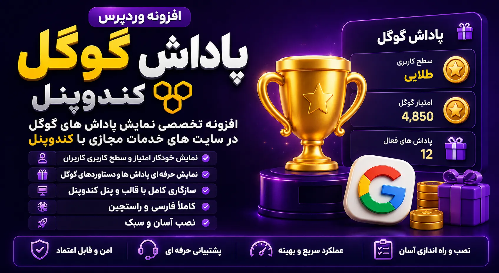 پاداش ورودی گوگل
